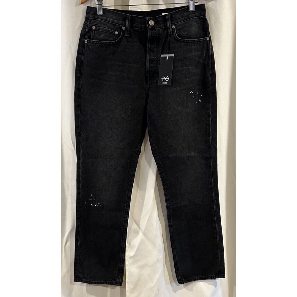 NOEND Black Denim Slim Straight Jeans Size 31